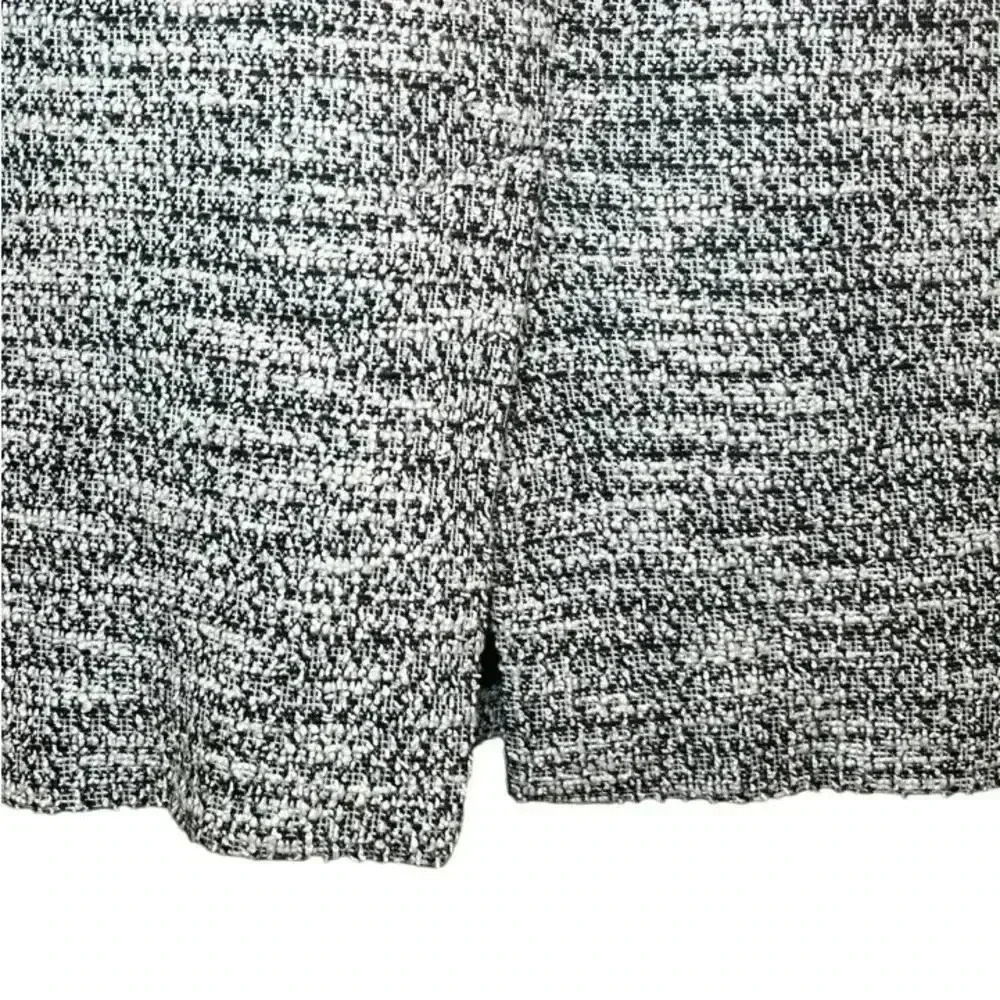 Ann Taylor Black and White Textured Pencil Skirt Size 10 - Picture 5 of 8